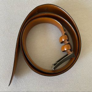 Men’s Brown Leather Belt Joseph Abboud